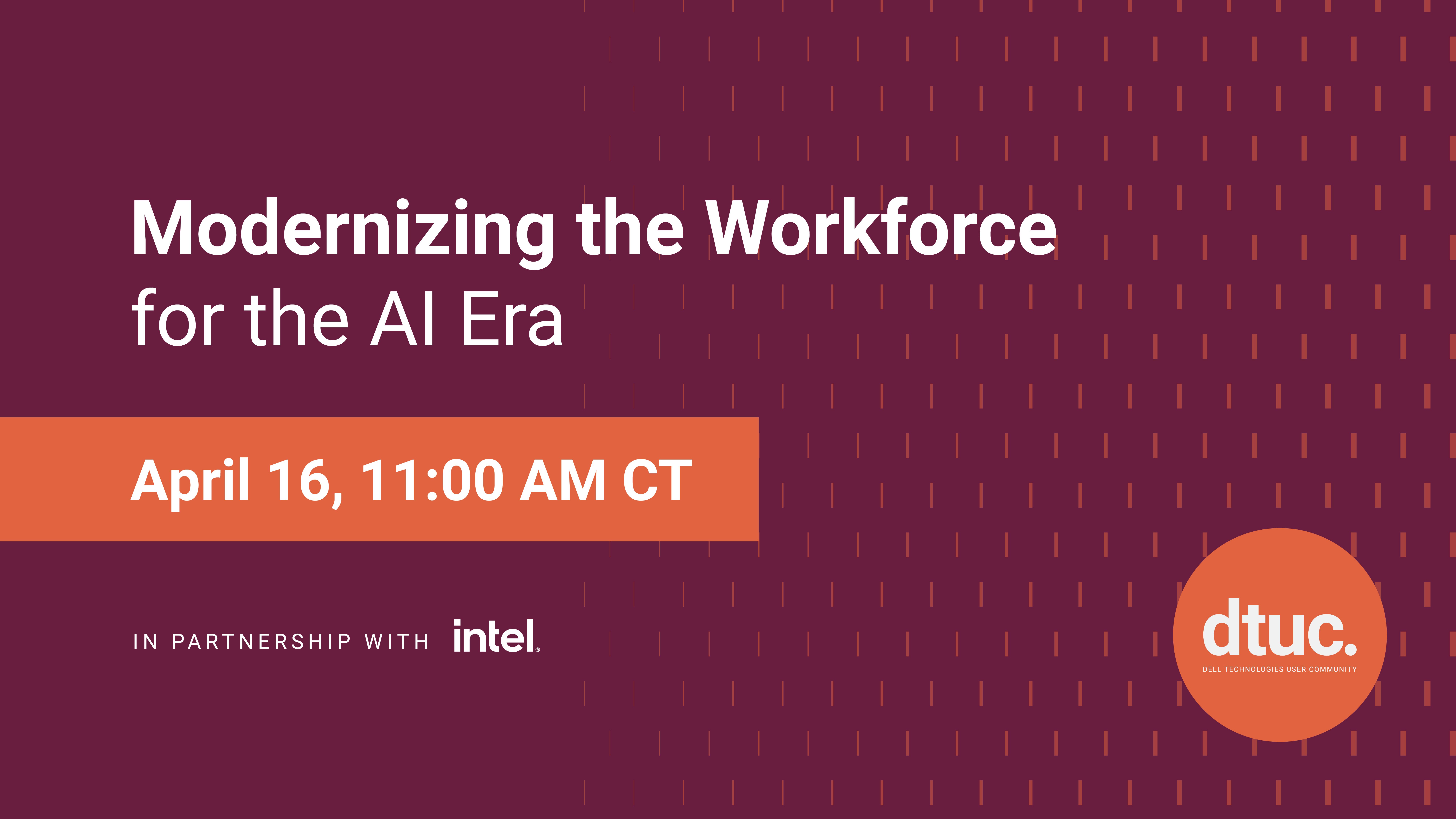 Modernizing the workforce for the AI Era Presentation Slides